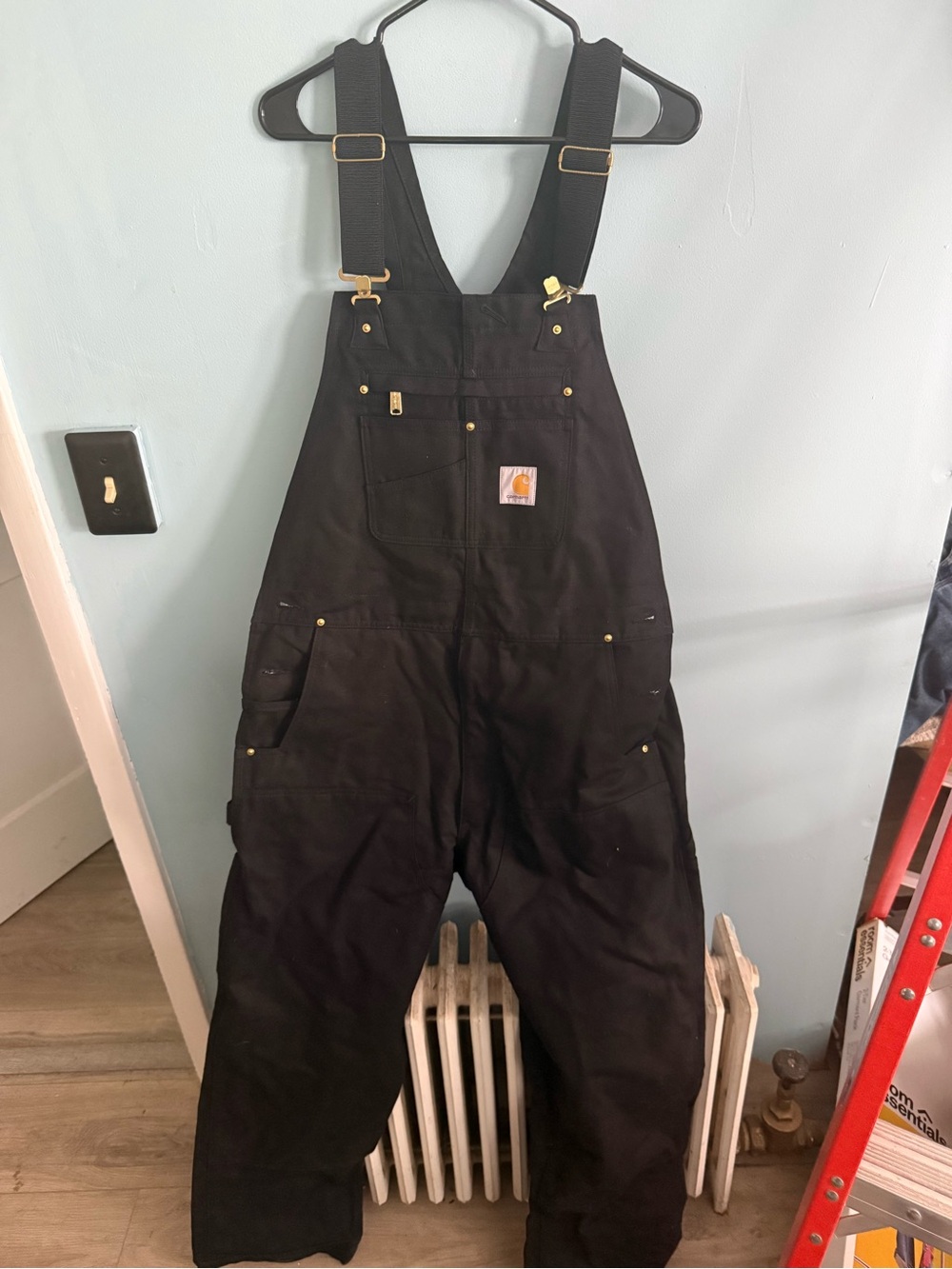 Carhartt Black Duck Bib Overalls NWT Size 38